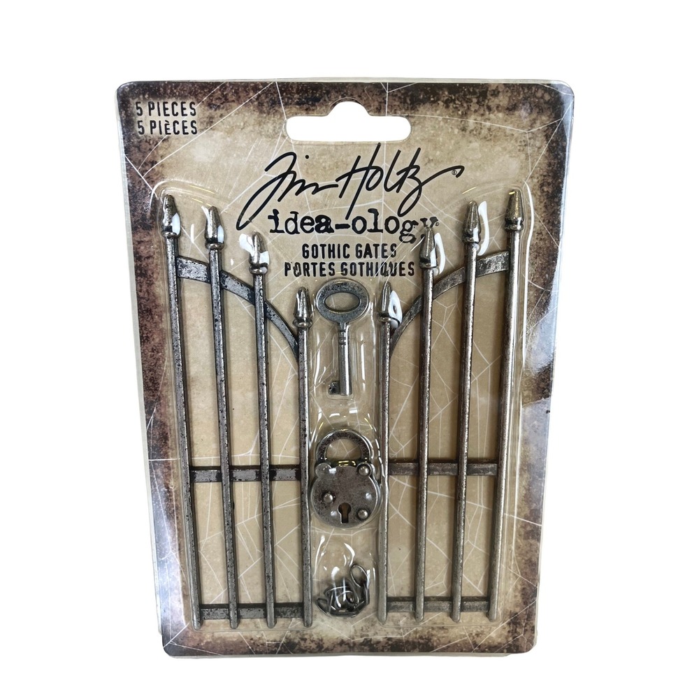 Tim Holtz Idea-ology Gothic Gates 5 Piece TH94343 New Assemblage Crafting
